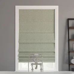 Sun Zero Pryer Energy Saving Cordless 100% Blackout Roman Shade