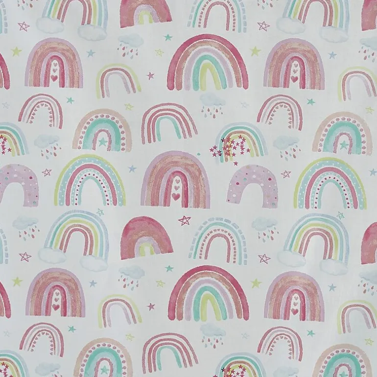 Sun Zero Rainbows Grommet Top Energy Saving 100% Blackout Single Curtain Panel