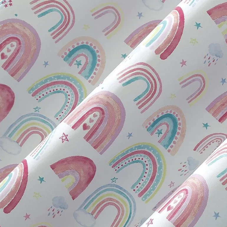 Sun Zero Rainbows Grommet Top Energy Saving 100% Blackout Single Curtain Panel