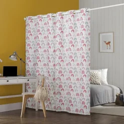 Sun Zero Rainbows Grommet Top Energy Saving 100% Blackout Single Curtain Panel