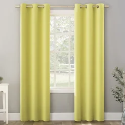 Sun Zero Riley Grommet Top Energy Saving Blackout Single Curtain Panel