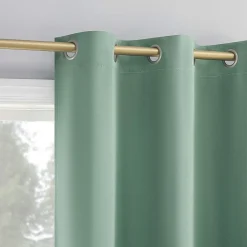 Sun Zero Riley Grommet Top Energy Saving Blackout Single Curtain Panel