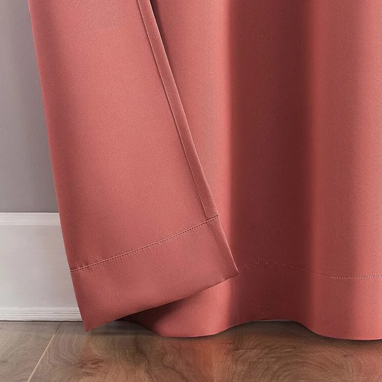 Sun Zero Riley Grommet Top Energy Saving Blackout Single Curtain Panel