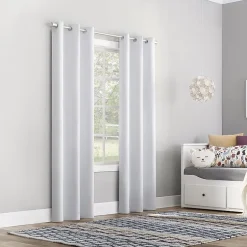 Sun Zero Riley Grommet Top Energy Saving Blackout Single Curtain Panel