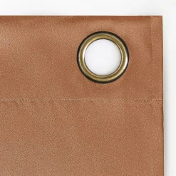 Sun Zero Sheridan Magnetic Closure Grommet Top 100% Blackout Set of 2 Curtain Panel