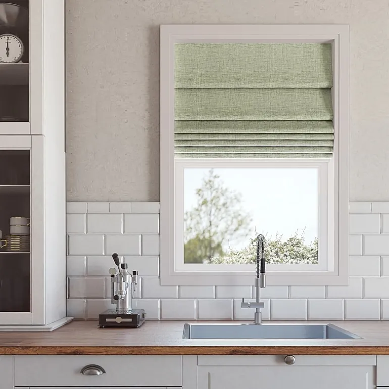 Sun Zero Somerton Energy Saving Cordless Blackout Roman Shade
