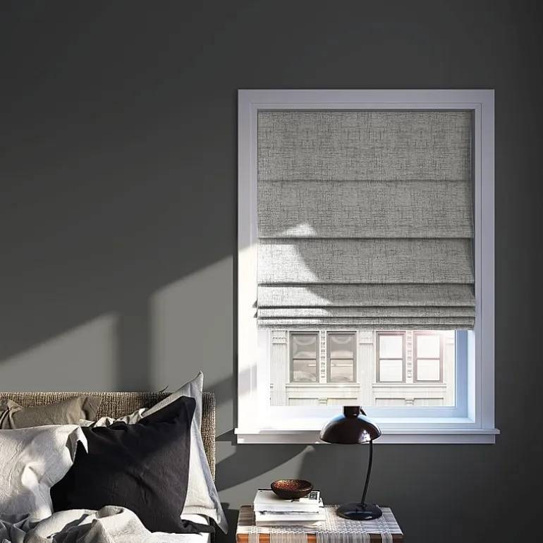 Sun Zero Somerton Energy Saving Cordless Blackout Roman Shade