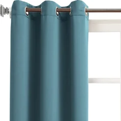 Sun Zero Talon Grommet Top Energy Saving Light-Filtering Single Curtain Panel
