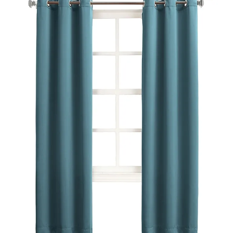 Sun Zero Talon Grommet Top Energy Saving Light-Filtering Single Curtain Panel