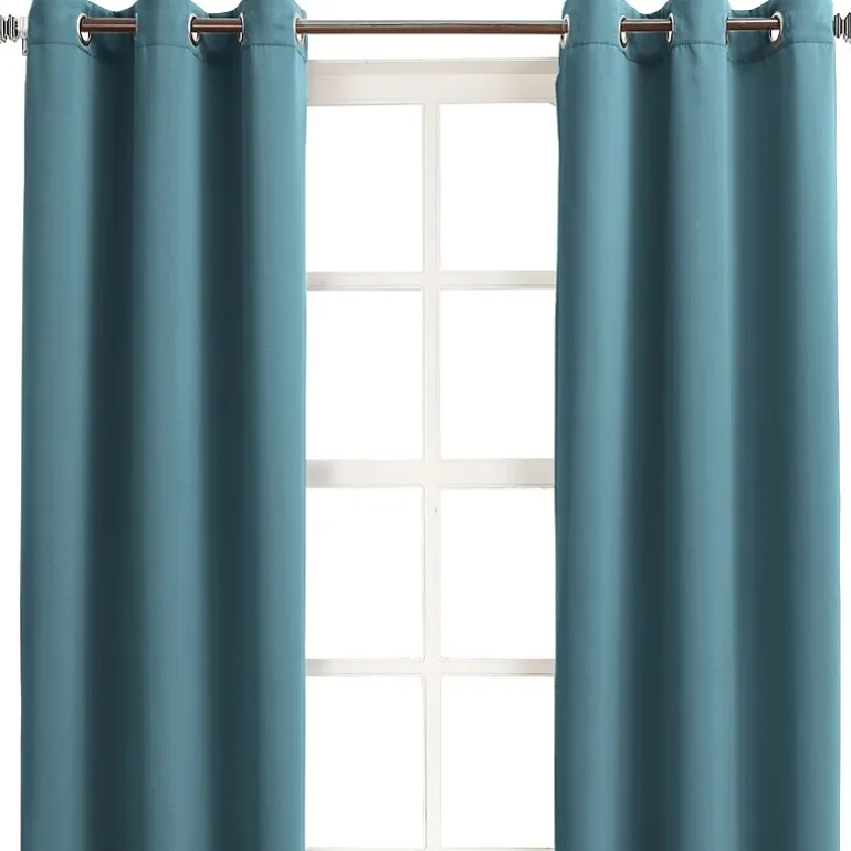 Sun Zero Talon Grommet Top Energy Saving Light-Filtering Single Curtain Panel
