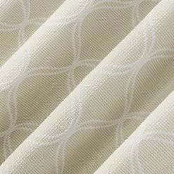 Sun Zero Tikal Woven Ogee Grommet Top Light-Filtering Single Curtain Panel