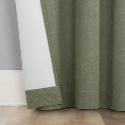 Sun Zero Treviso Back Tab Energy Saving 100% Blackout Single Curtain Panel