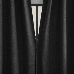 Sun Zero Treviso Back Tab Energy Saving 100% Blackout Single Curtain Panel