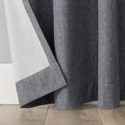 Sun Zero Tyrell Grommet Top Energy Saving 100% Blackout Single Curtain Panel
