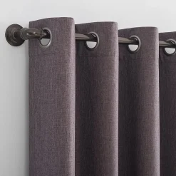 Sun Zero Tyrell Grommet Top Energy Saving 100% Blackout Single Curtain Panel