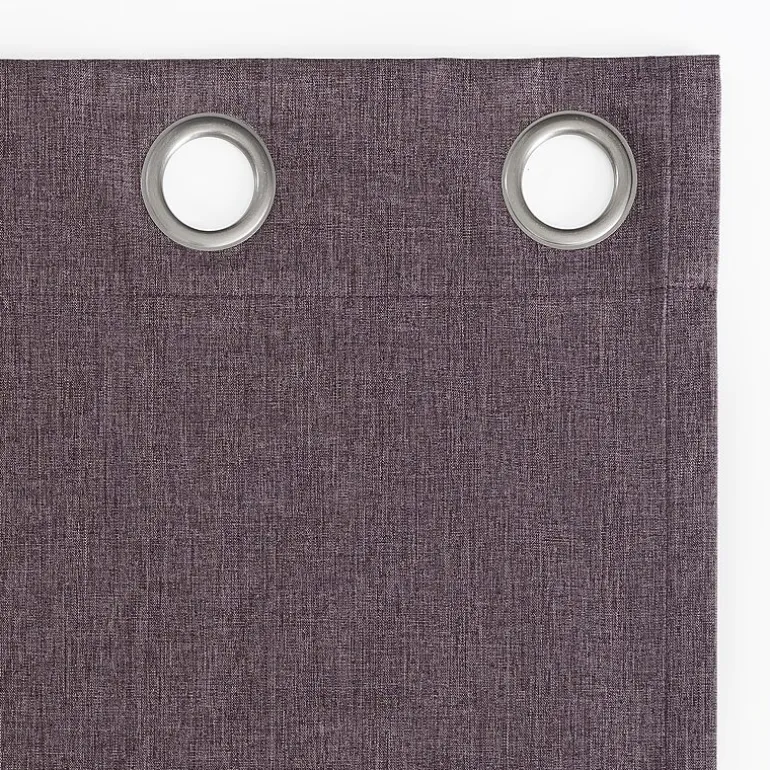 Sun Zero Tyrell Grommet Top Energy Saving 100% Blackout Single Curtain Panel
