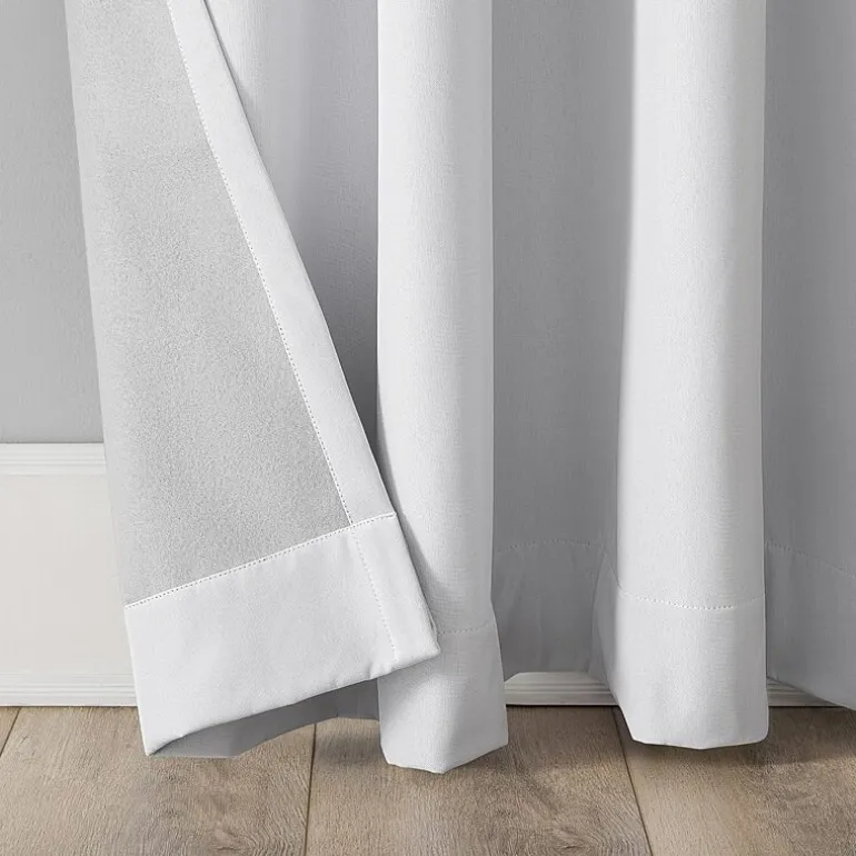 Sun Zero Tyrell Grommet Top Energy Saving 100% Blackout Single Curtain Panel