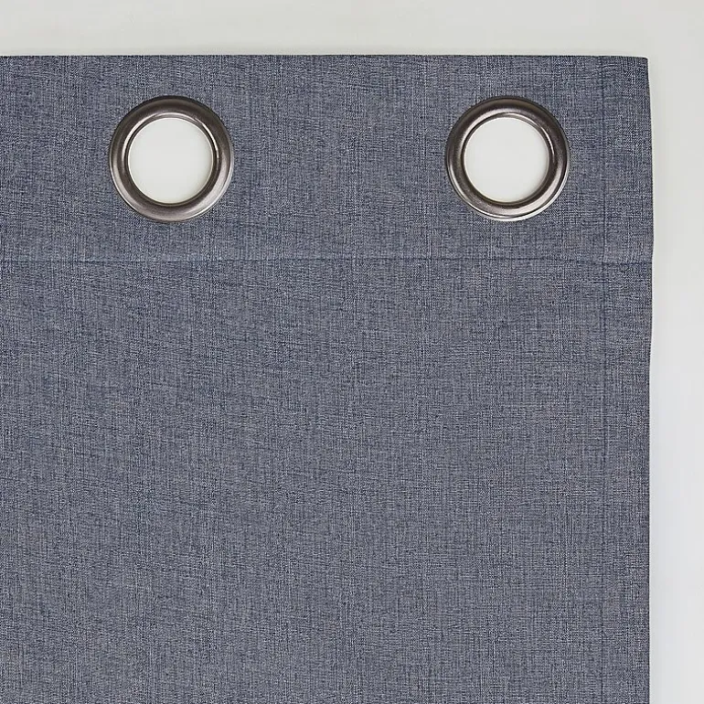 Sun Zero Tyrell Grommet Top Energy Saving 100% Blackout Single Curtain Panel