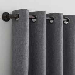 Sun Zero Tyrell Grommet Top Energy Saving 100% Blackout Single Curtain Panel