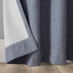 Sun Zero Tyrell Grommet Top Energy Saving 100% Blackout Single Curtain Panel