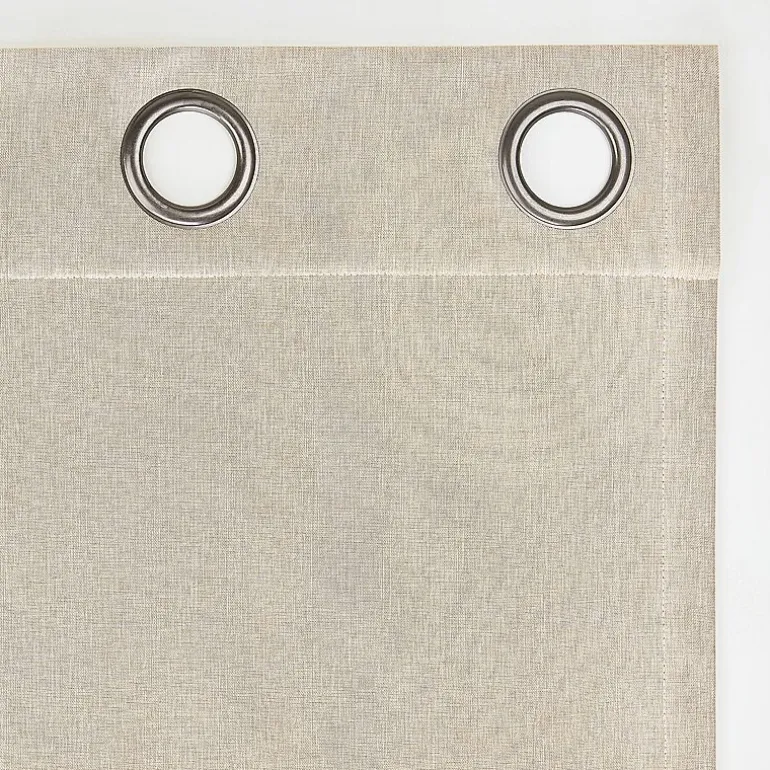 Sun Zero Tyrell Grommet Top Energy Saving 100% Blackout Single Curtain Panel