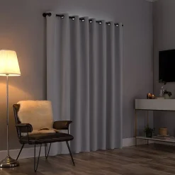 Sun Zero Tyrell Grommet Top Energy Saving 100% Blackout Single Curtain Panel