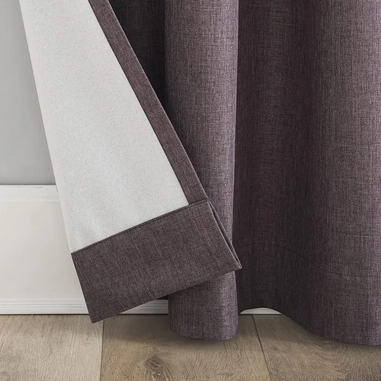 Sun Zero Tyrell Grommet Top Energy Saving 100% Blackout Single Curtain Panel