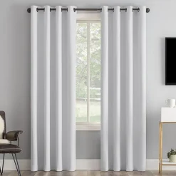 Sun Zero Tyrell Grommet Top Energy Saving 100% Blackout Single Curtain Panel