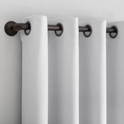 Sun Zero Tyrell Grommet Top Energy Saving 100% Blackout Single Curtain Panel