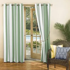 Sun Zero Valencia Grommet Top Energy Saving Light-Filtering Single Curtain Panel