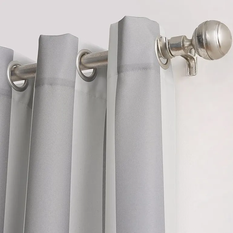 Sun Zero Valencia Grommet Top Energy Saving Light-Filtering Single Curtain Panel