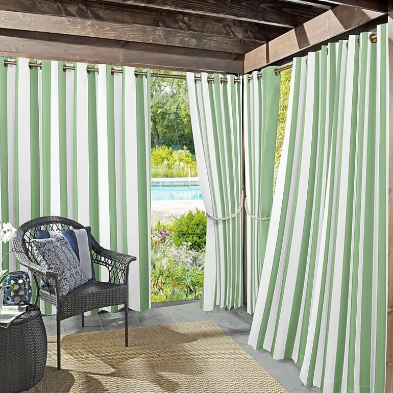Sun Zero Valencia Grommet Top Energy Saving Light-Filtering Single Curtain Panel