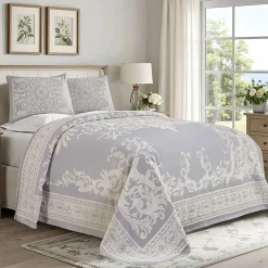 SUPERIOR® Adalie Medallion Cotton Poly Reversible Jacquard Bedspread