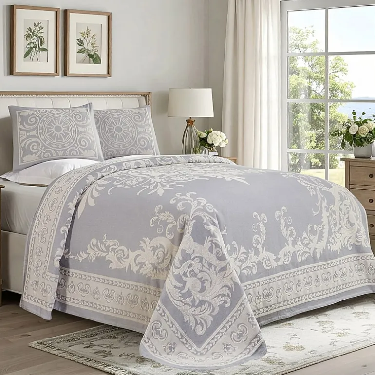 SUPERIOR® Adalie Medallion Cotton Poly Reversible Jacquard Bedspread