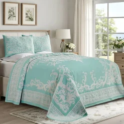 SUPERIOR® Adalie Medallion Cotton Poly Reversible Jacquard Bedspread