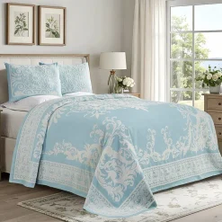 SUPERIOR® Adalie Medallion Cotton Poly Reversible Jacquard Bedspread