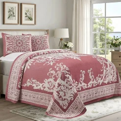 SUPERIOR® Adalie Medallion Cotton Poly Reversible Jacquard Bedspread