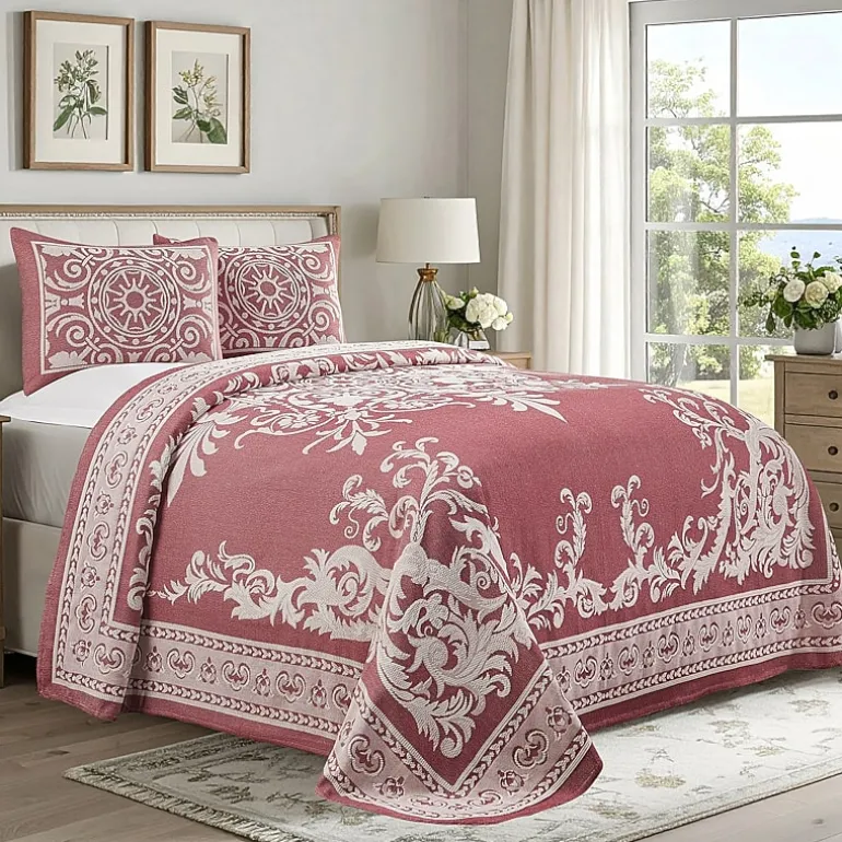 SUPERIOR® Adalie Medallion Cotton Poly Reversible Jacquard Bedspread