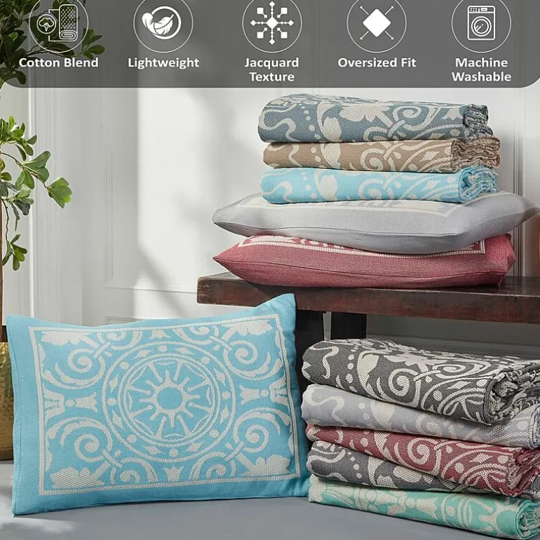 SUPERIOR® Adalie Medallion Cotton Poly Reversible Jacquard Bedspread