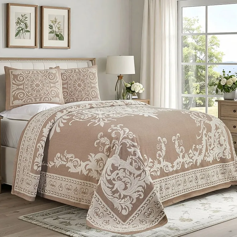SUPERIOR® Adalie Medallion Cotton Poly Reversible Jacquard Bedspread