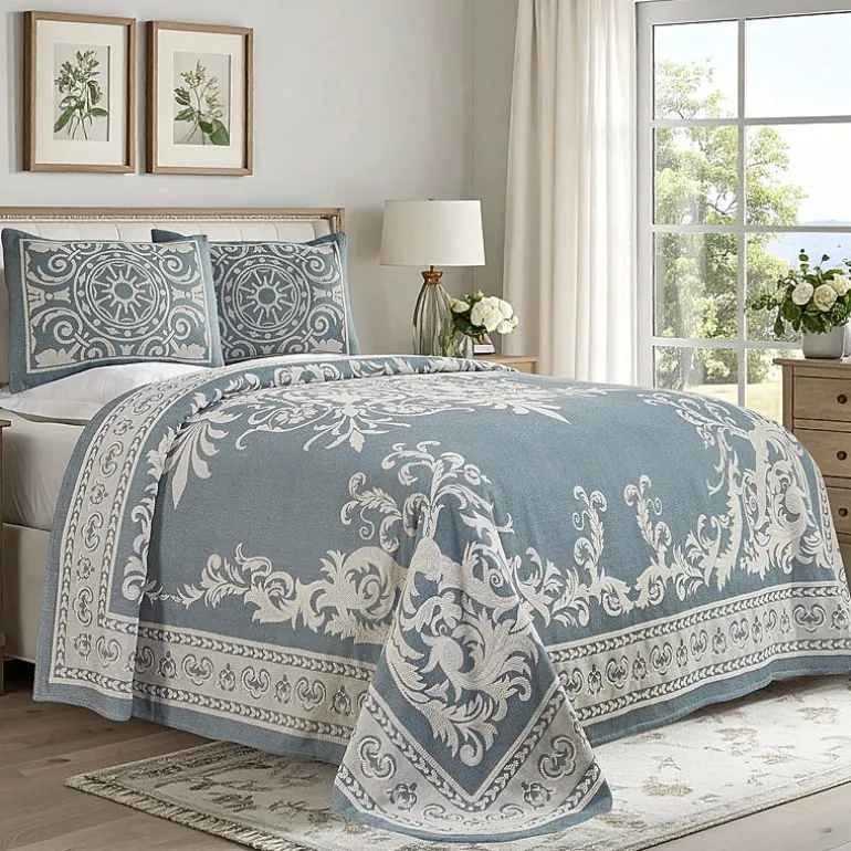 SUPERIOR® Adalie Medallion Cotton Poly Reversible Jacquard Bedspread