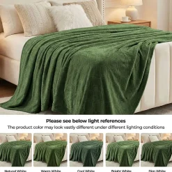 SUPERIOR® Alaska Diamond Quilted Polyester Fleece Multi-Use Throw