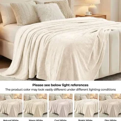 SUPERIOR® Alaska Diamond Quilted Polyester Fleece Multi-Use Throw