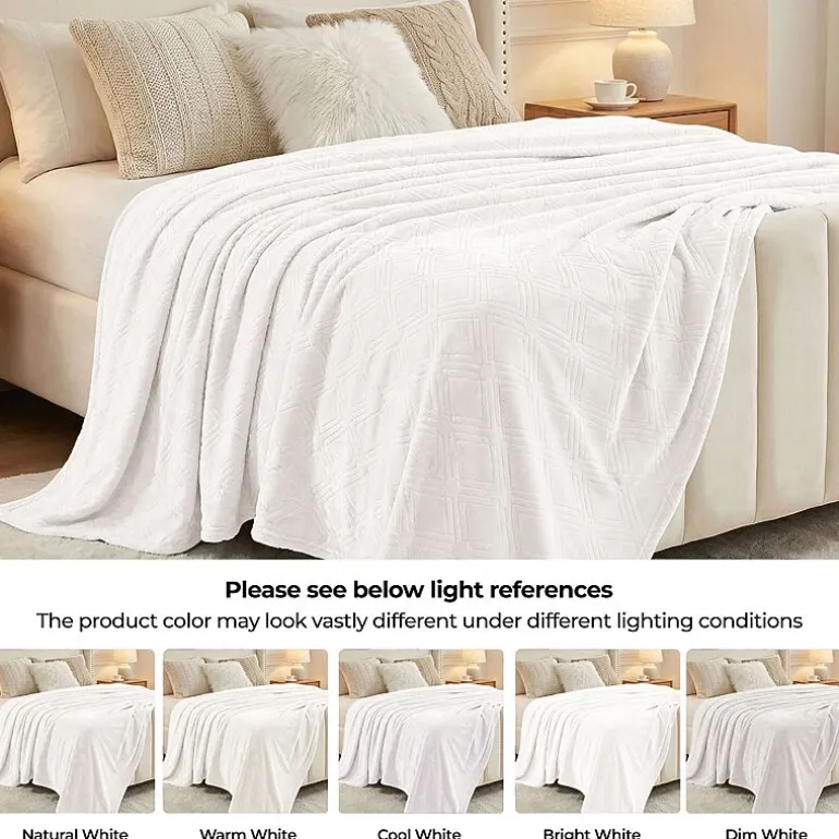 SUPERIOR® Alaska Diamond Quilted Polyester Fleece Multi-Use Throw
