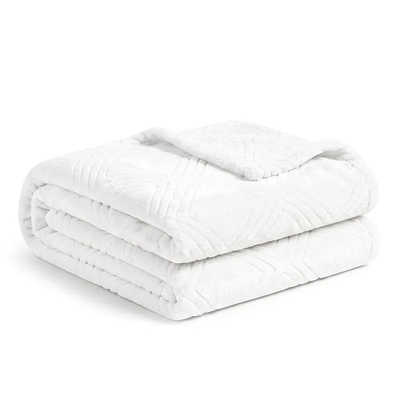 SUPERIOR® Alaska Diamond Quilted Polyester Fleece Multi-Use Throw