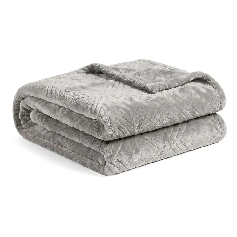 SUPERIOR® Alaska Diamond Quilted Polyester Fleece Multi-Use Throw