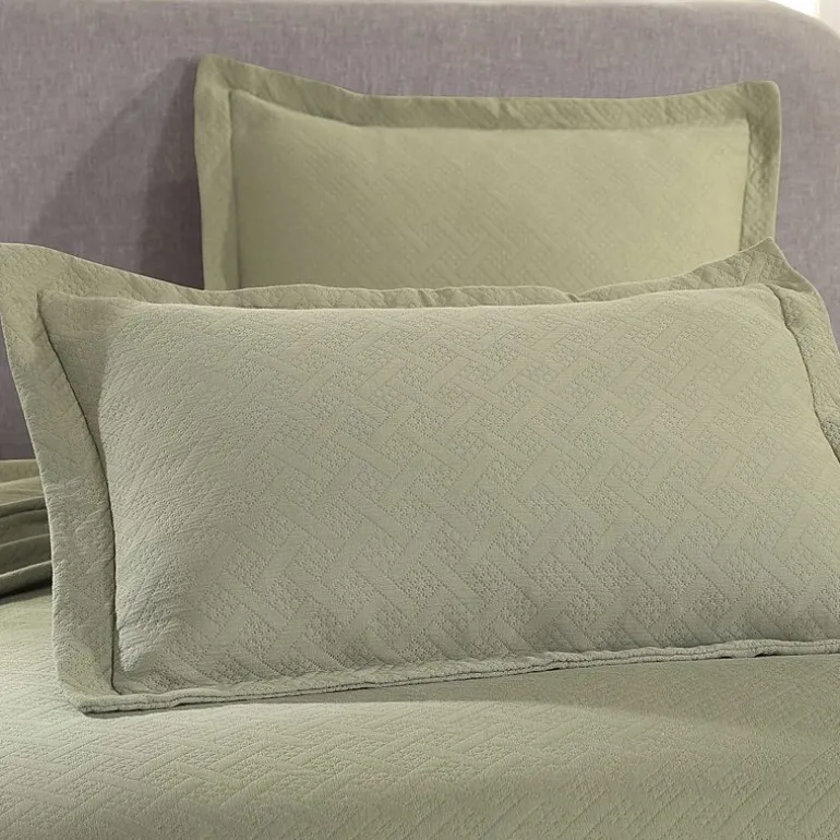 SUPERIOR® Basketweave Matelasse Cotton Woven Jacquard Bedspread