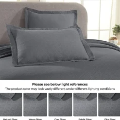 SUPERIOR® Basketweave Matelasse Cotton Woven Jacquard Bedspread