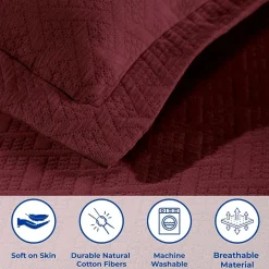 SUPERIOR® Basketweave Matelasse Cotton Woven Jacquard Bedspread