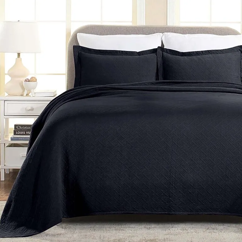 SUPERIOR® Basketweave Matelasse Cotton Woven Jacquard Bedspread